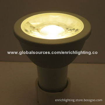 COB LED Spotlight with 550lm Lumen, 6W Power, GU10, 85-265V AC